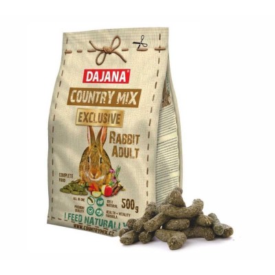 Корм 'Country mix EXCLUSIVE' Adult для декоративних кроликів  500г.+