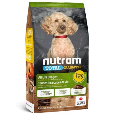 T29_NUTRAM Total GF Холістик для собак дрібних порід всіх жит. стадій; з ягням та сочевицею; без/зерн, 20 кг