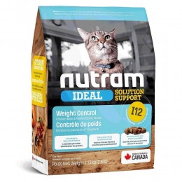 Сухий корм для котів схильних до зайвої ваги, I12_NUTRAM Ideal SS, з куркою і вівсянкою, 1.13кг