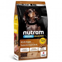 Сухий корм для собак дрібних порід всіх жит.стадій,T27_NUTRAM Total GF, з куркою та індичкою; 2 кг