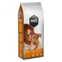Сухий корм для собак, AMITY ECO Active, для дорослих собак з високими навантаженнями, 20kg (201)
