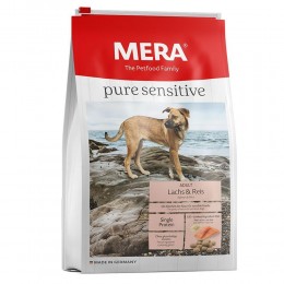 Сухой корм для взрослых собак, MERA ps Lachs&Reis, с лососем и рисом 1кг