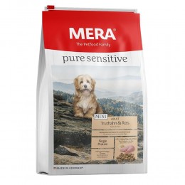 Сухий корм для дор. собак дрібних порід, MERA ps Mini Truthahn&Reis, з індичкою та рисом 1 кг 