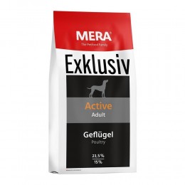 Сухий  корм для активних собак, MERA EXCLUSIV Active, 15 кг (129)