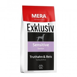 Сухий корм для cобак похилого віку, MERA EXCLUSIV sensitive Senior Truth-Reis, із індичкою та рисом, 15 кг (135)