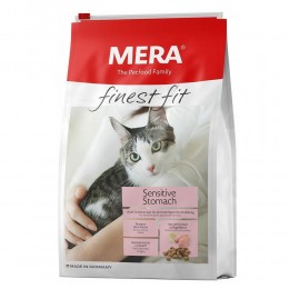 Сухий корм для чутливих котів, MERA finest fit Sensitive Stomach, із свіжим м'ясом птиці і ромашкою, 1,5 кг
