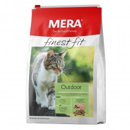 Сухий корм для котів із доступом на природу, MERA finest fit Outdoor, із свіжим м'ясом птиці та лісовими ягодами, 10 кг (133)