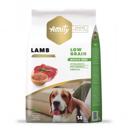  Сухий корм для дорослих собак, AMITY Super Premium Lamb, з ягням 14 kg (207)