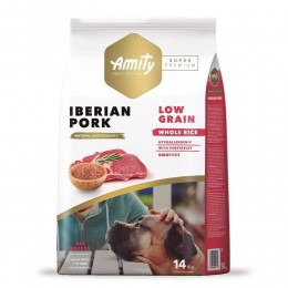 Сухой корм для взрослых собак, AMITY Super Premium Iberian Pork, с иберийской свининой 14 kg