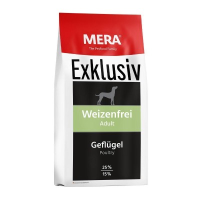 MERA EXCLUSIV weizenfrei Adult Geflugel корм для собак з птицею (без пшениці), 15 кг
