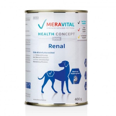 MERA MVH Renal дієтичний вологий корм для дорослих собак при хворобах нирок, 400 г