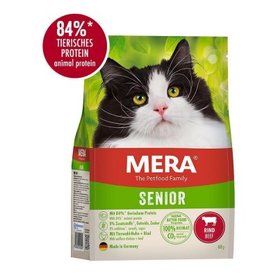 MERA Cats Senior Beef (Ring) корм для котів похилого віку з яловичиною, 2 кг