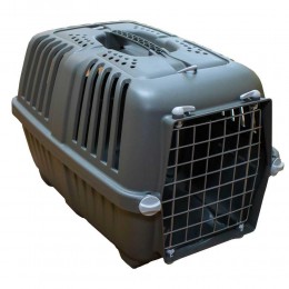 Переноска для собак і котів MPS ECO PRATIKO 1  METAL GREY 48*31.5*33 h до 12кг.