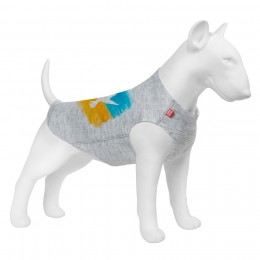 Майка для собак WAUDOG Clothes малюнок 'Прапор', XS22, B 30-35 см, С 19-24 см