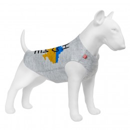 Майка для собак WAUDOG Clothes малюнок 'Дім', XS22, B 30-35 см, С 19-24 см