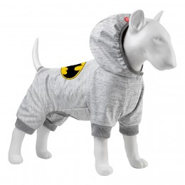 Комбінезон для собак WAUDOG Clothes малюнок 'Бетмен лого', софтшелл, XS25, B 32-36 см, С 22-25 см