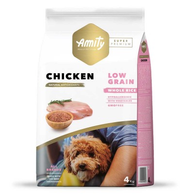 AMITY Super Premium Chicken, з куркою 4kg