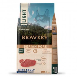 Сухий корм для дорослих собак дрібних порід, беззерновий BRAVERY Iberian Pork Mini Adult, з іберійською свининою 2 кг
