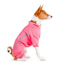 Дождевик COLLAR для собак, XS 25 (йоркширский терьер, чихуахуа, той-терьер, карликовый пинчер), розовый
