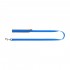 Повідець "Dog Extremе" з нейлону з прогумованою ручкою (ширина 25мм, довжина 122 см), блакитний