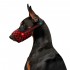 Намордник для собак WAUDOG Nylon, малюнок "Шотландка червона", пластиковий фастекс, размер №1, О 14-20 см