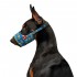 Намордник для собак WAUDOG Nylon, малюнок "ВАУ", пластиковий фастекс, размер №2, О 19-26 см