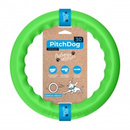 Кільце для апортировки PitchDog30, діаметр 28 см,, салатовий