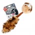 Іграшка для собак Борсук з 2-ма пищалками GiGwi Catch & fetch, штучне хутро, 26 см