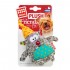Іграшка для собак Ведмідь з пищалкою GiGwi Plush, текстиль, 10 см