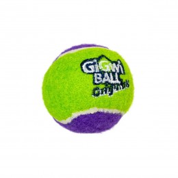 Іграшка для собак Три м'ячі з пищалки GiGwi Ball, тенісних гума, 4 см