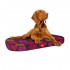 Лежанка для собак WAUDOG Relax, малюнок "Гранат", зі змінним чохлом , S, Ш 55 см, Дл 40см