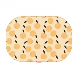 Лежанка для собак WAUDOG Relax, малюнок "Апельсини", зі змінним чохлом , М, Ш 80 см, Дл 55 см