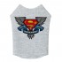 WAUDOG Clothes dog shirt, 'Superman, true, justice' design, S35, B 54 cm, С 33 cm
