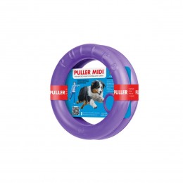 Тренировочный снаряд для собак puller 20 см midi фиолетовый (2 кольцо)  